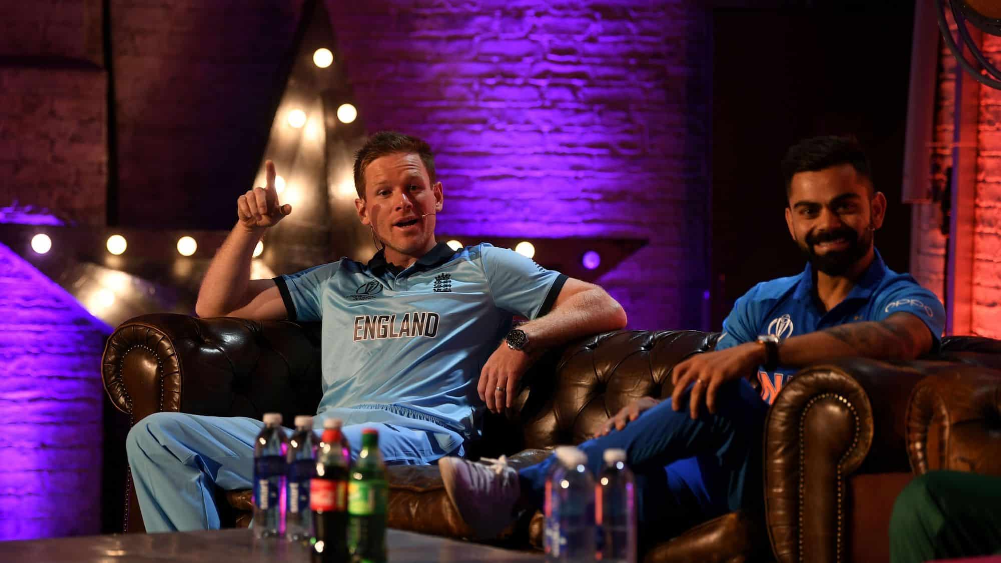 eoin morgan virat kohli discuss cricket world cup 2019